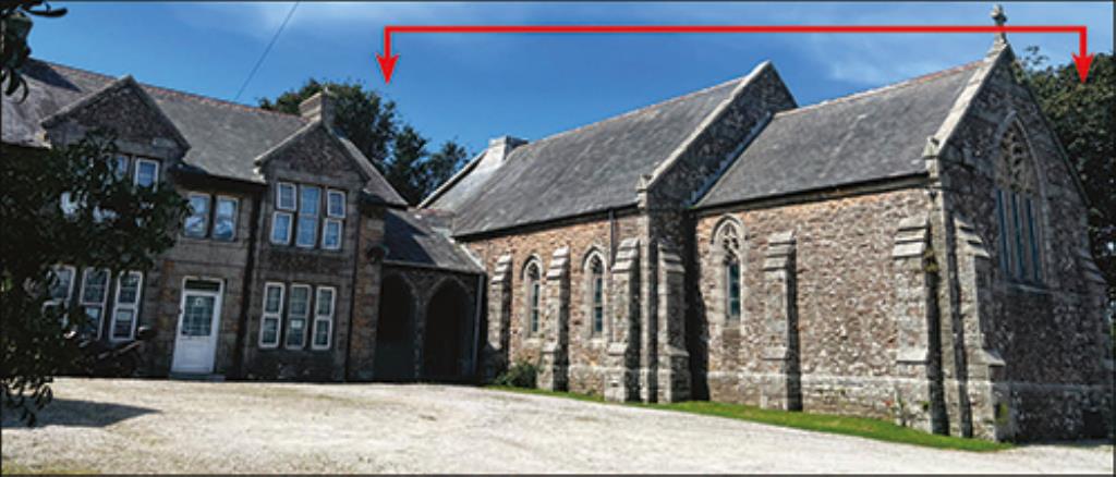 Lot: 135 - FORMER CHURCH WITH LAPSED PLANNING CONSENT FOR RESIDENTIAL DEVELOPMENT - Front of property